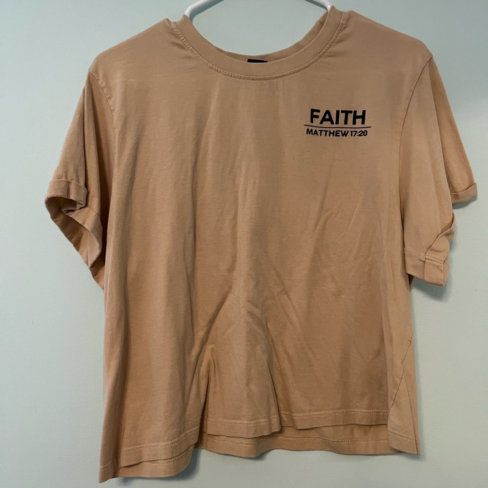 Faith Shirt. Matthew 17:20 XL